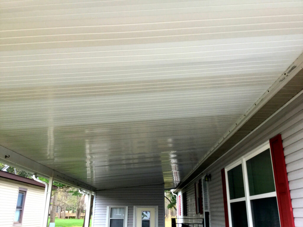 Manufactured Home, Porch Ceiling